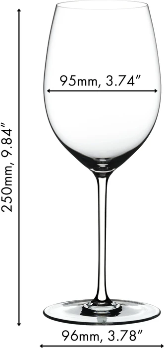 Riedel Fatto A Mano Cabernet/Merlot Rotweinglas weiß