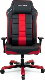 DXRacer Boss Series Gamingstuhl, schwarz/rot