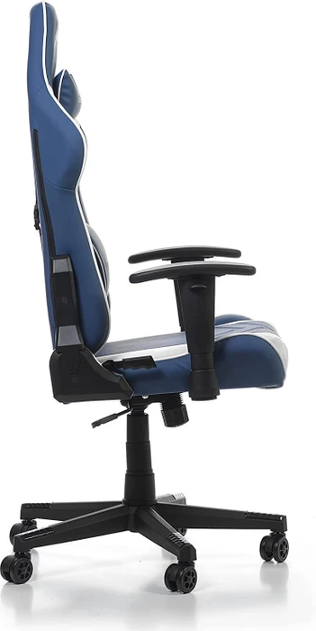 DXRacer Prince Series P132 Gamingstuhl, blau/weiß