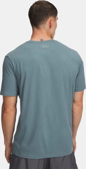 Under Armour Sportstyle Left Chest Funktionsshirt kurzarm jasper blue/serpentine (Herren)