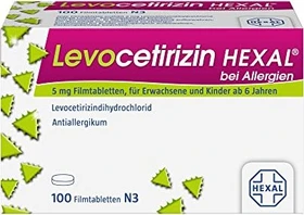 Hexal Levocetirizin 5mg Filmtabletten, 100 Stück
