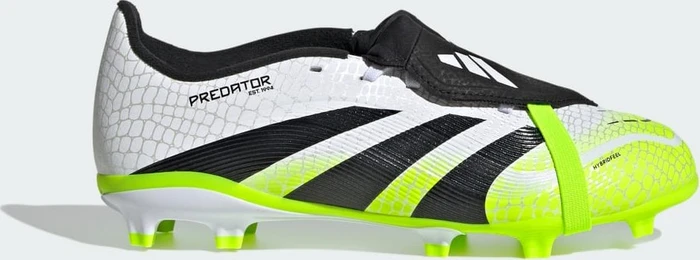 adidas Predator League Fold-Over Tongue FG/MG cloud white/core black/lucid lemon (Junior)