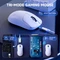 Attack Shark X8 Pro Tri-mode Wireless Gaming Mouse, weiß, inkl. Grip Tape, USB/Bluetooth Vorschaubild