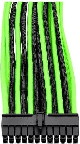Thermaltake TtMod Sleeve Cable Verlängerung 30cm, schwarz/grün