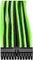 Thermaltake TtMod Sleeve Cable Verlängerung 30cm, schwarz/grün Vorschaubild