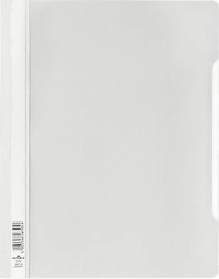 Durable Sichthefter opak, A4+, weiß/transparent, 50er-Pack