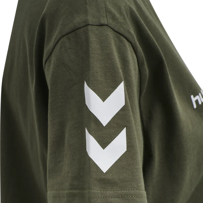 hummel GO Cotton T-Shirt kurzarm grape leaf