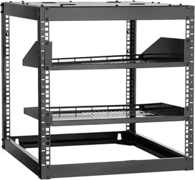 Vevor Universalgestell 10HE, ohne Räder, schwarz, 585mm tief