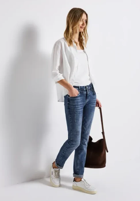 Street One Jane Jeans mid blue/random washed (Damen)
