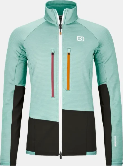 Ortovox Fleece Rib Funktionsjacke aquatic ice (Damen)
