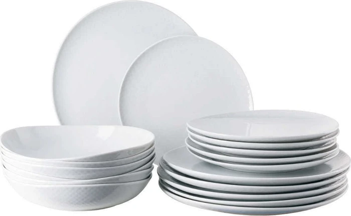 Rosenthal Junto Weiß Porzellan Tafelservice, 18-tlg.