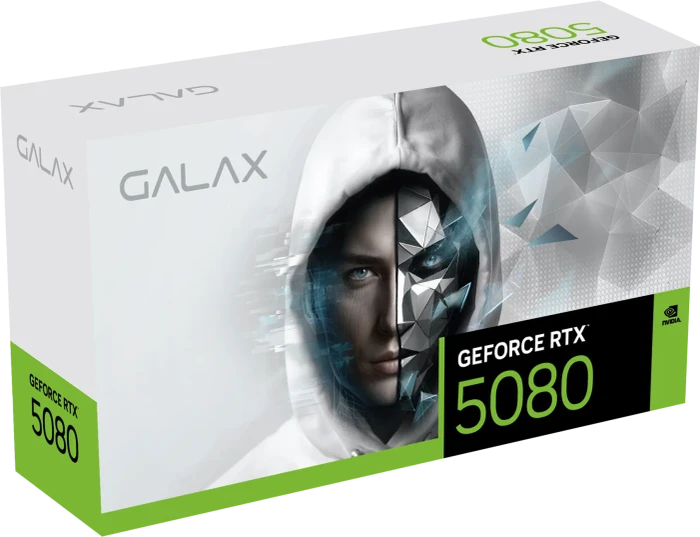 KFA2 GeForce RTX 5080 EX Gamer 1-Click OC White, 16GB GDDR7, HDMI, 3x DP