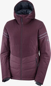 Salomon Edge Funktionsjacke winetasting/ebony (Damen)