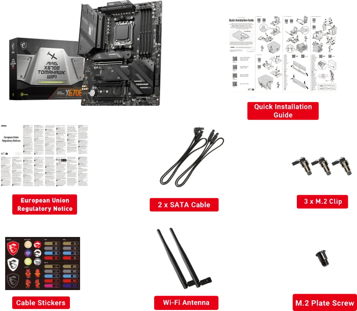 MSI MAG X670E Tomahawk WIFI (AMD AM5)