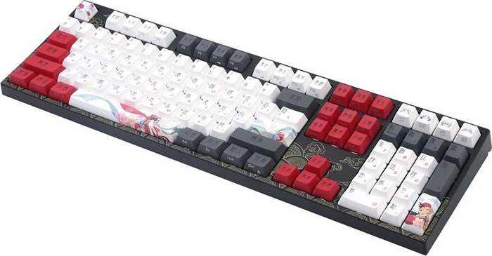 Varmilo VEA108, Beijing Opera, LEDs weiß, MX SILENT RED, USB, US