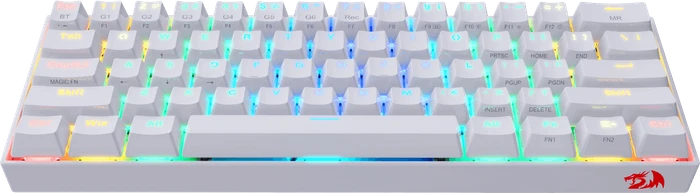 Redragon K530 Pro Draconic, LEDs RGB, hot-swap, weiß, Gaote Outemu BROWN, USB/Bluetooth, US