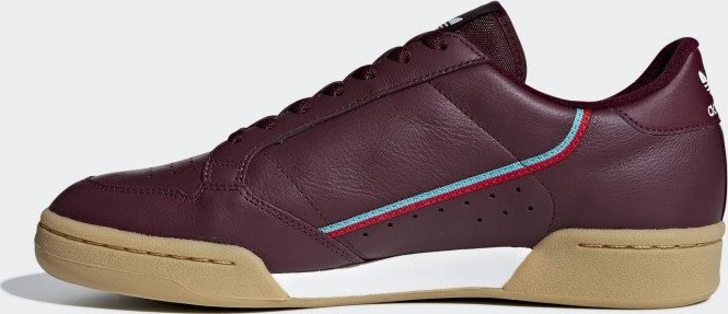 adidas Continental 80 collegiate burgundy/scarlet/hi-res aqua
