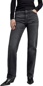 G-Star Viktoria High Straight Jeans worn in black moon (Damen)
