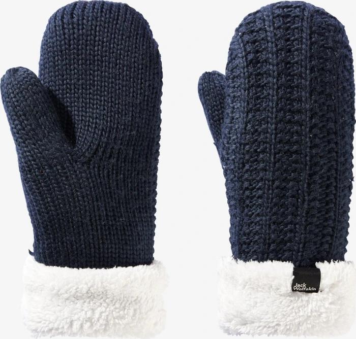 Jack Wolfskin Highloft Knit Mitten Handschuhe night blue (Damen)