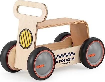 Mamatoyz DriveMe Wood Police Quadricycle