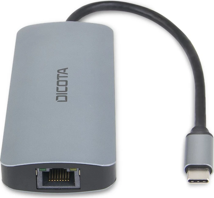 Dicota USB-C 8-in-1 Multi Hub 4K, USB-C 3.0 [Stecker]