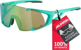 Alpina Hawkeye S Q-Lite turquoise matt/mirror green