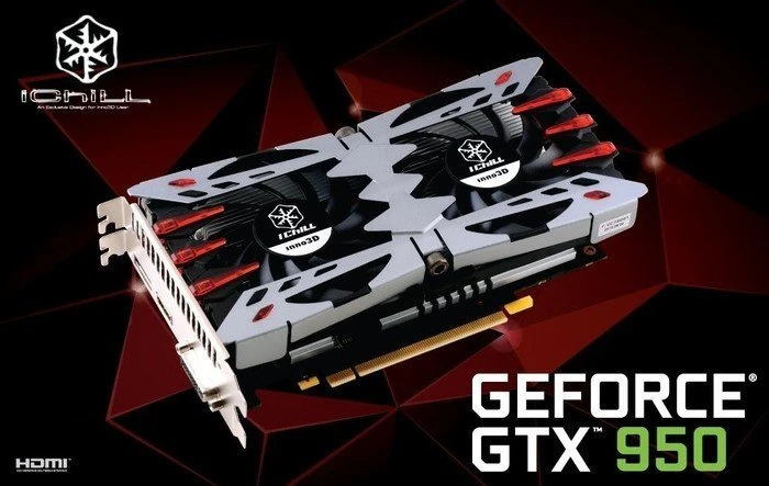 INNO3D GeForce GTX 950 iCHILL X2 Air Boss, 2GB GDDR5, DVI, HDMI, DP