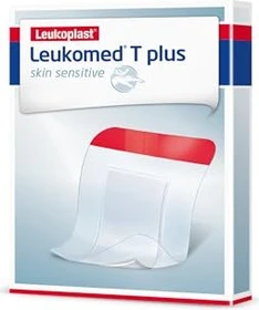 BSN medical Leukomed T Plus skin sensitive Pflaster steril transparent, 8 x 15cm, 5 Stück