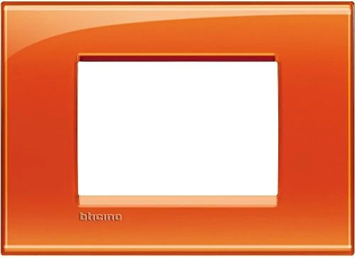 Bticino Livinglight Abdeckrahmen 1-fach, orange