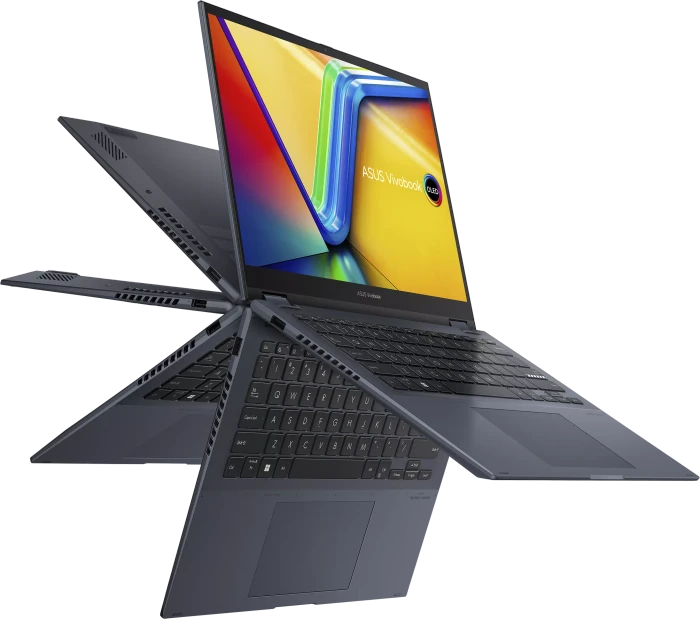 ASUS VivoBook S 14 Flip OLED TP3402ZA-KN166W, Quiet Blue, Core i5-12500H, 16GB RAM, 512GB SSD, DE