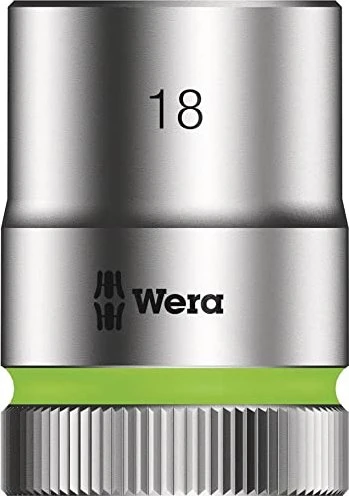 Wera 8790 HMC Zyklop Außensechskant Steckschlüssel 1/2", 18x37mm
