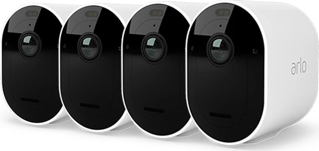 Arlo Pro 4 weiß, 4er-Pack