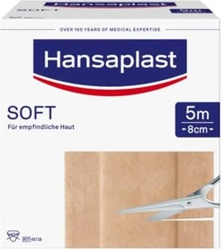 Hansaplast Soft, 8cm x 5m, 1 Stück