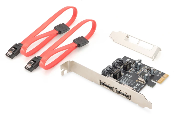 Digitus 2x SATA/2x eSATA, PCIe 2.0 x1