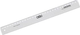 M + R Lineal 30cm, transparent