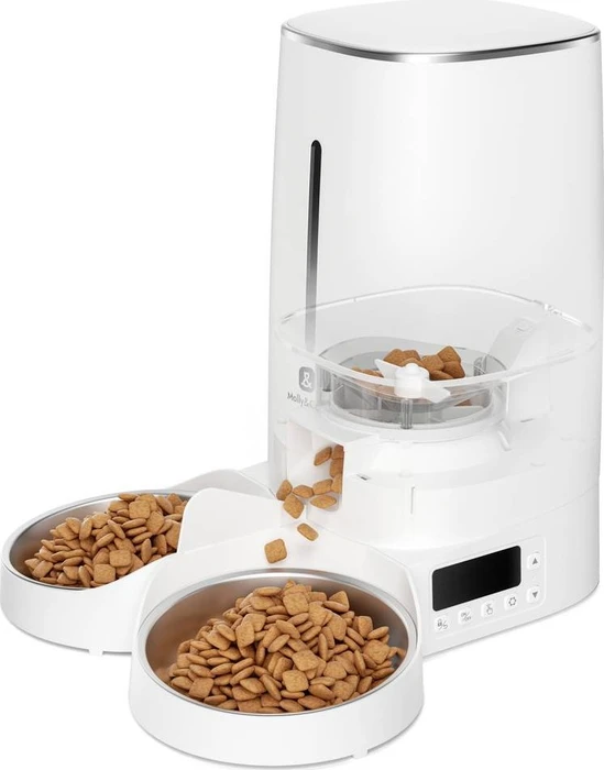 Molly & Cody Lucky Dual Bowl Futterautomat, 4L