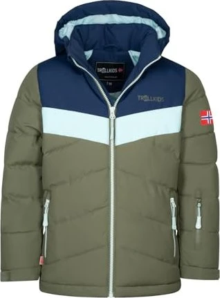 Trollkids Gryllefjord Funktionsjacke navy/olive (Junior)