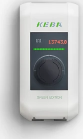 KEBA KeContact P30 c-Series Green Edition 22kW Typ 2 RFID MID, Ladedose