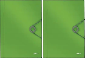 Leitz Solid Dreiflügelmappe mit Eckspanner, A4, grün