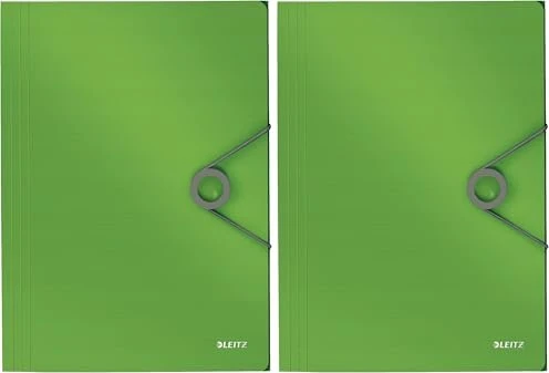 Leitz Solid Dreiflügelmappe mit Eckspanner, A4, grün