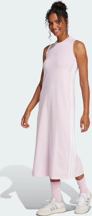 adidas Essentials 3-Streifen Long Racerback Kleid (Damen)