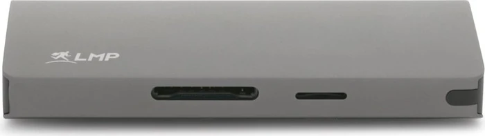 LMP USB-C Travel Dock, 9-Port, USB-C 3.0 [Stecker], space gray