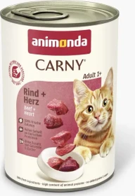animonda Carny Rind und Herz, 9.60kg (24x 400g)