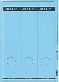 Leitz Rückenschilder für Standard-/Hartpappe-Ordner, blau, 3 Stück