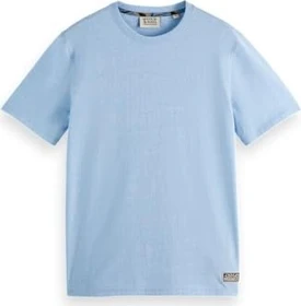 Scotch & Soda Melange T-Shirt kurzarm spring blue (Herren)
