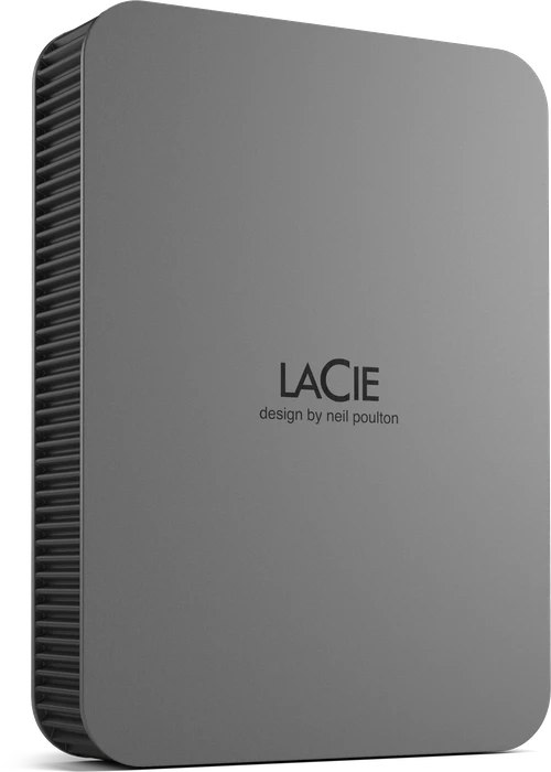 LaCie Mobile Drive Secure, Space Gray, 5TB, USB-C 3.0