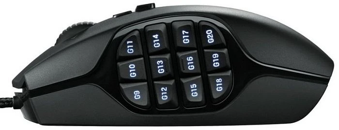 Logitech G600 MMO Optical Gaming Mouse schwarz, USB