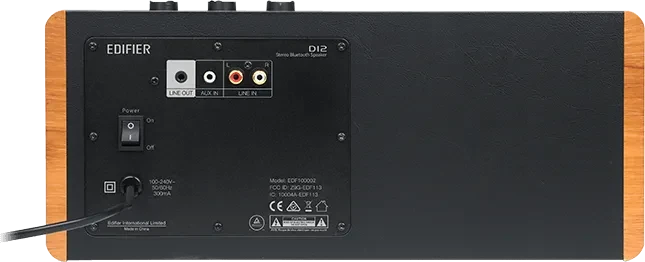 Edifier D12 holz/schwarz