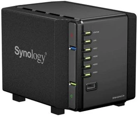 Synology DiskStation DS409, 128MB RAM, 1x RJ-45 1000Base-T, 2x USB-A 2.0