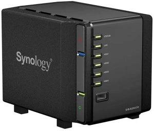 Synology DiskStation DS409, 128MB RAM, 1x RJ-45 1000Base-T, 2x USB-A 2.0